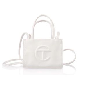 Small White Authentic Telfar Shopping Bag🤍